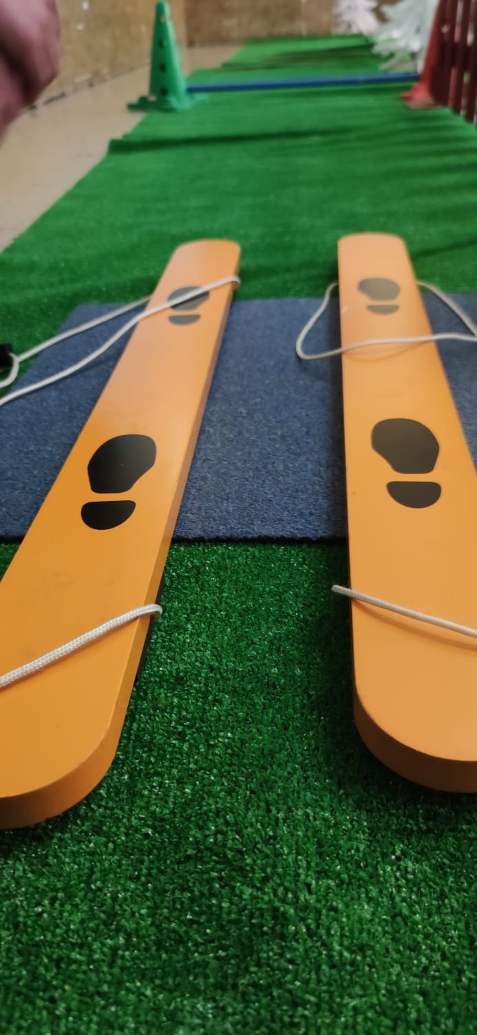 Animation enfant arbre de noel entreprise skis