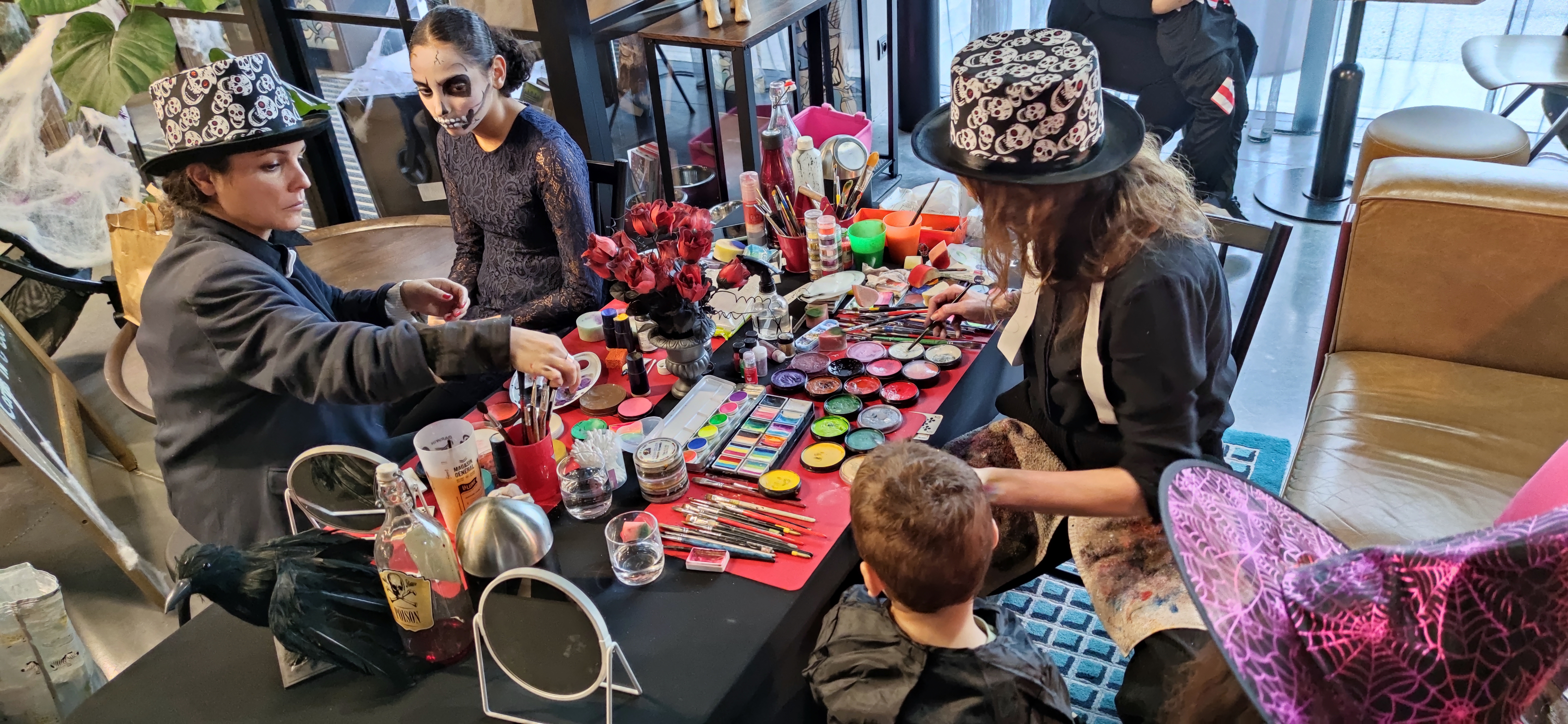 Family Day Halloween stand Maquilleuses enfant Bordeaux Moxy