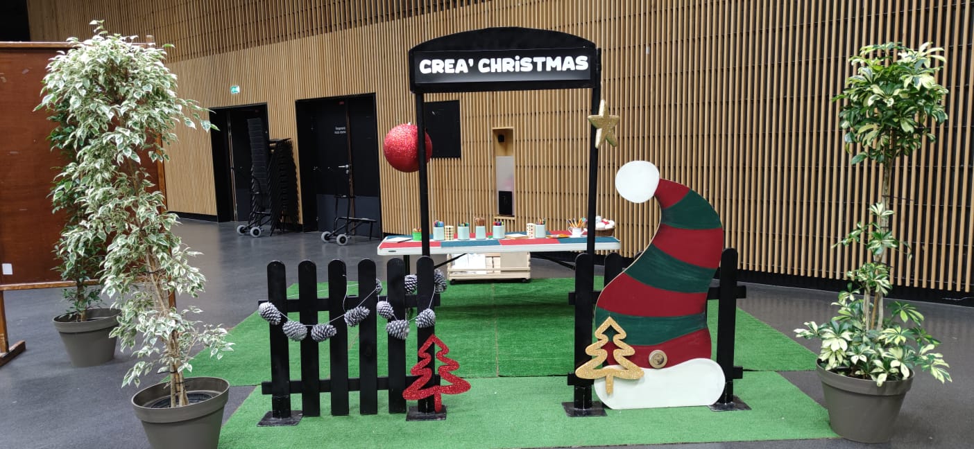 Stand animation créative pour arbre de noël meaux 2024