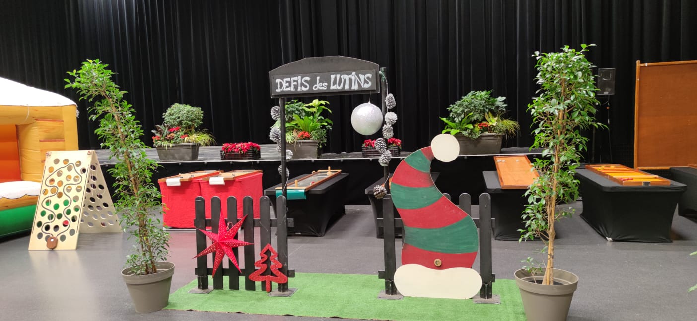 Stand animation pour arbre de noël défis des lutins meaux 2024