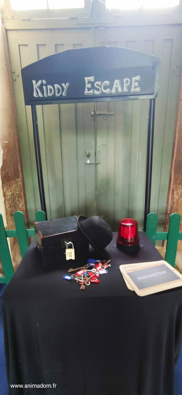 Décors de notre Escape Game pour un Family Day