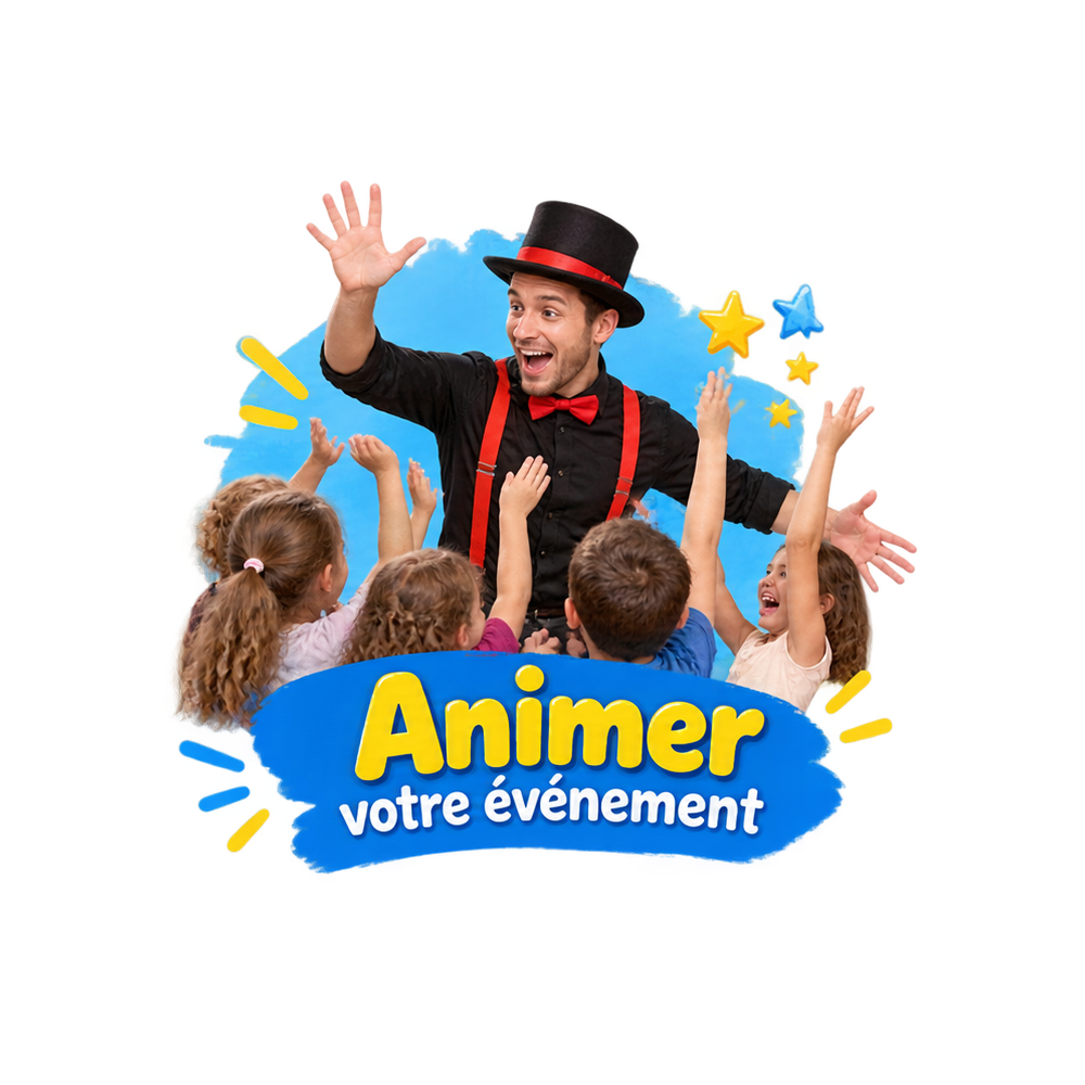 Animateur Animadom lors d’une animation pour enfants en entreprise