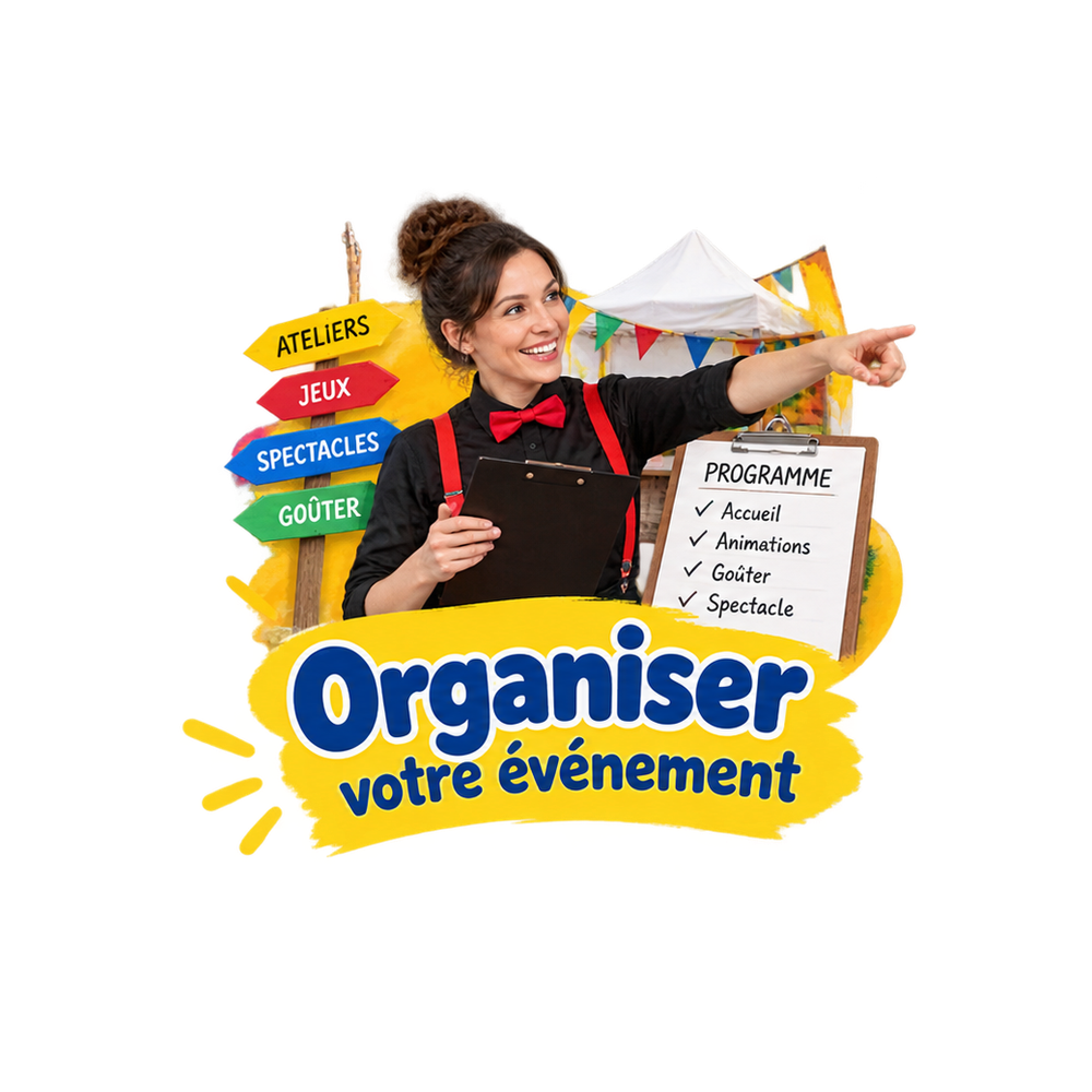 Illustration Animadom pour organiser un événement pour enfants en entreprise