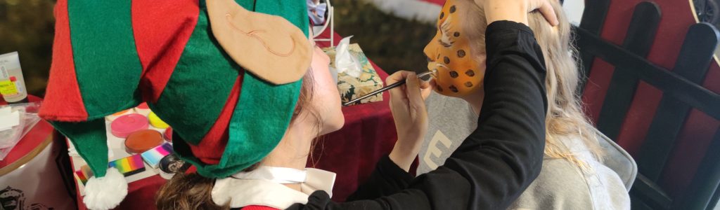 Animation Maquillage enfant pour noel entreprise